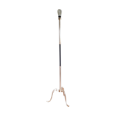 Golden and black tripod floor lamp