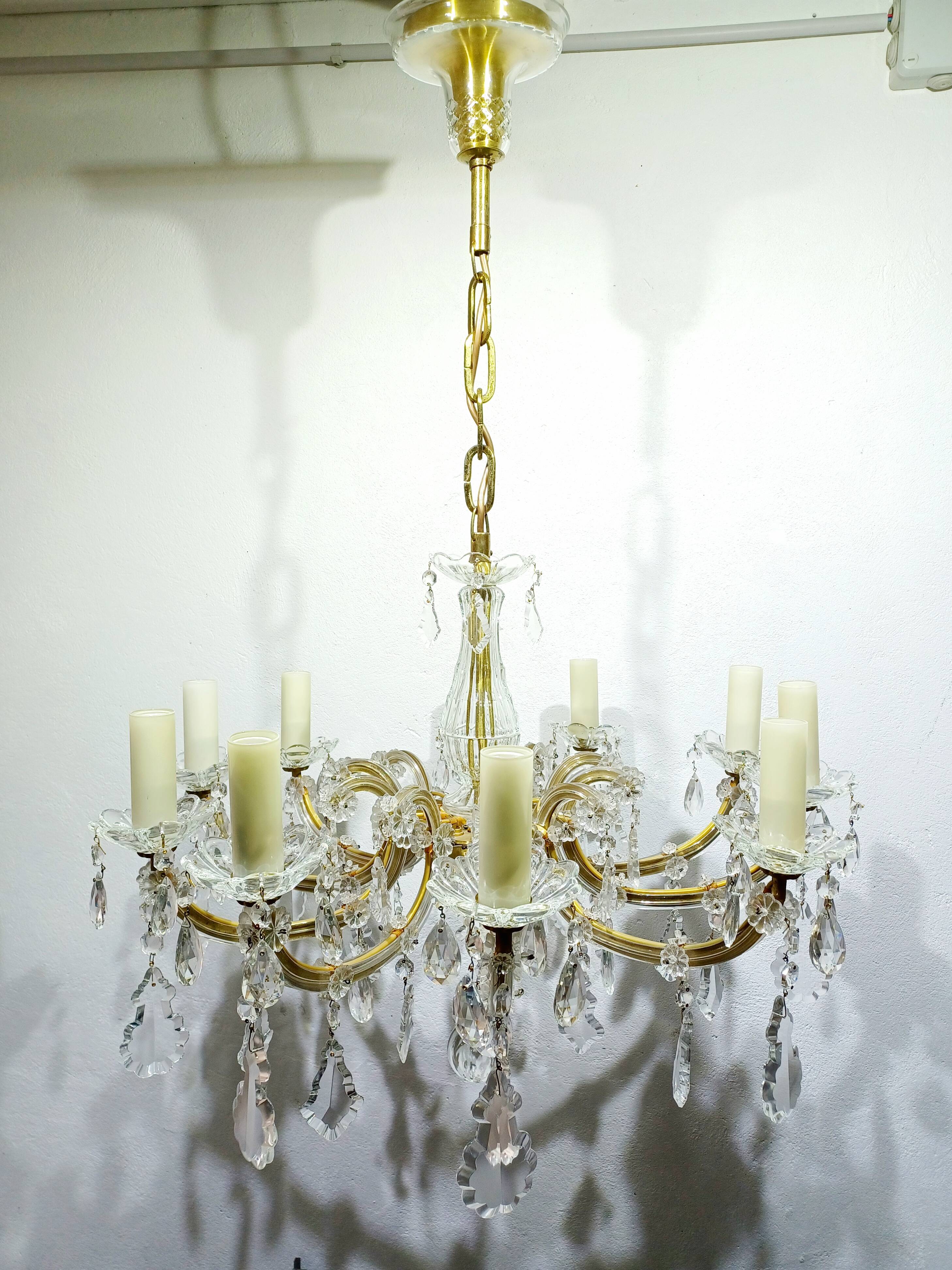 Marie Thérèse Crystal Chandelier 10 Lights