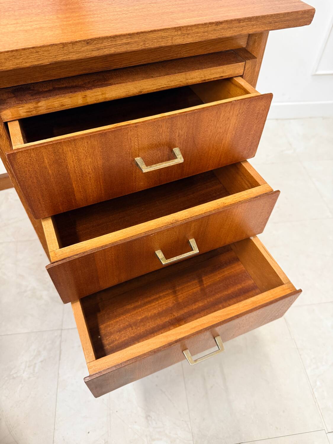 Scandinavian teak desk