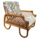 Rattan sofa and armchair from the 70s Italy