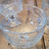 Bubbled glass cups