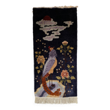 Art Deco Chinese Handmade Silk Bautou Tapestry Rug, Early 20th Century