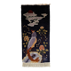 Tapis Tapisserie Bautou en Soie Fait Main Chinois Art Déco, Début du 20ème Siècle