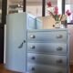 Asymmetric cabinet art deco