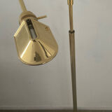 Brass reading floor lamp from the 1970s