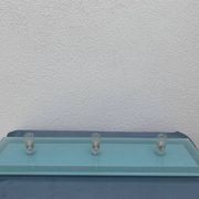 Fontana arte ceiling lamp suspenion design ceiling tempered glass 70s