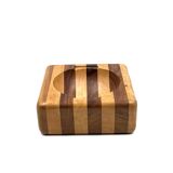 Mid-century wood ashtray / bowl, Italy ca. 1970