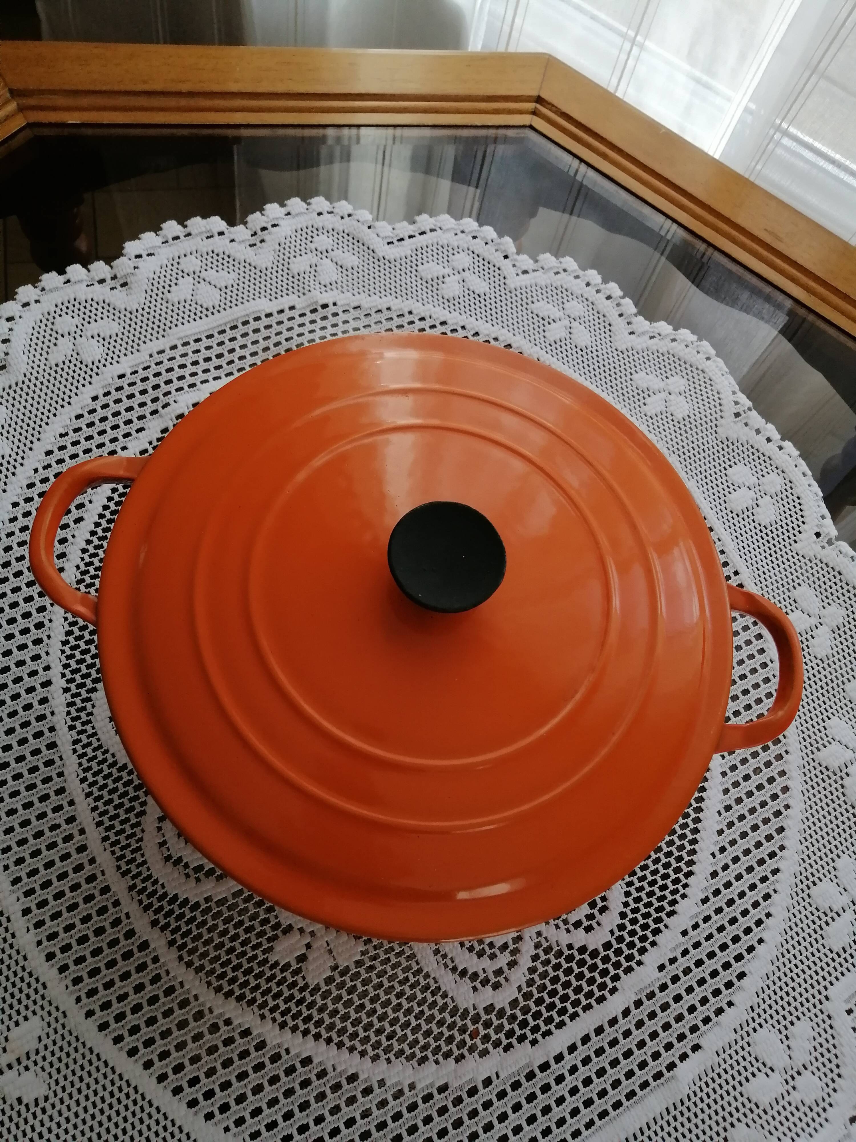 Le Creuset cast iron casserole dish