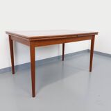 Vintage Scandinavian style dining table from the 50s and 60s in teak with extensions