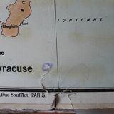 Carte scolaire ancienne n°5 « L'Italie Ancienne » n°6 "Le Monde Romain"