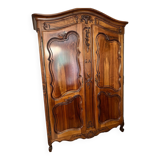 Solid walnut wardrobe