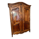 Solid walnut wardrobe