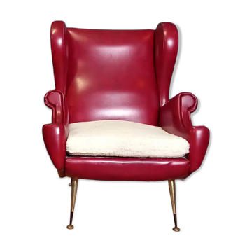 Chaise lounge vintage italienne