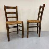 Pair of mulched chairs