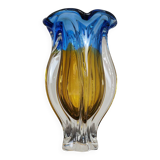 Organic vase by Josef Hospodka for Chribska Sklarna, Czechoslovakia, 1960