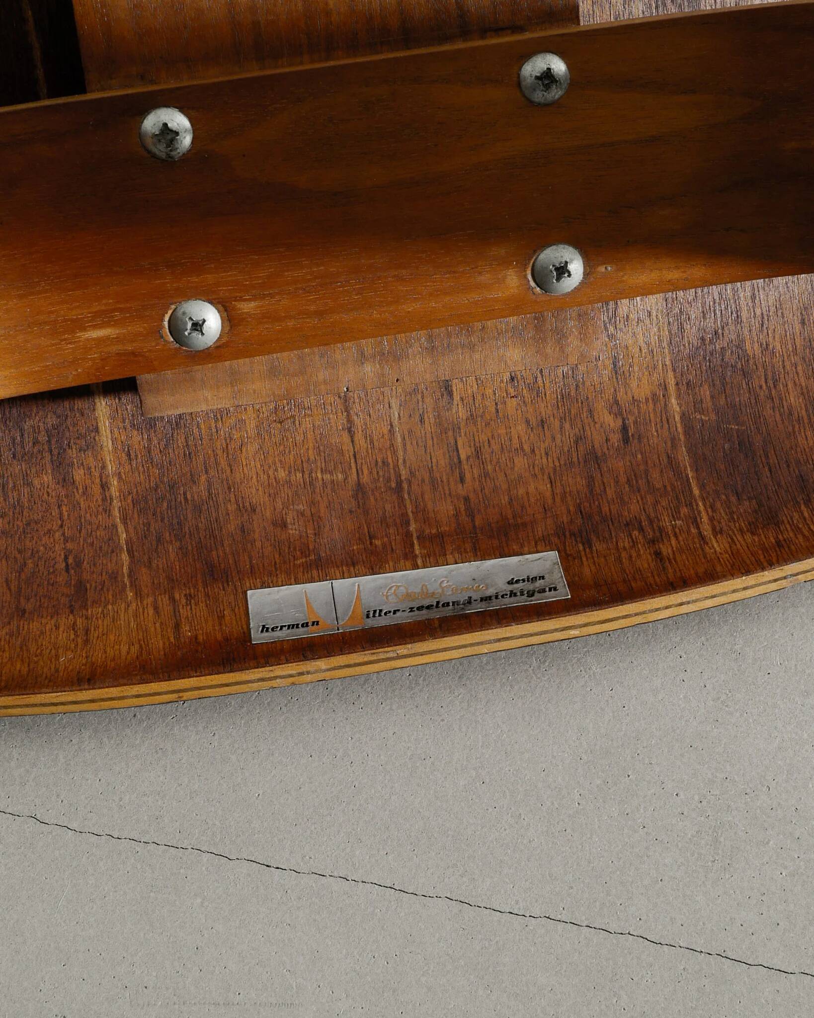 Vintage Mid Century Wooden Plywood Charles & Ray Eames "DCW" Chair, 1950s