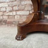 Mahogany console with mirror background period restoration xix th century