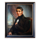 Biedermeier Portrait d'un gentilhomme