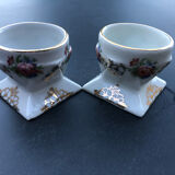 Set of 2 porcelain eggcups