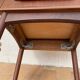 Vintage Scandinavian design bedside table in teak by the Danish Andersen.