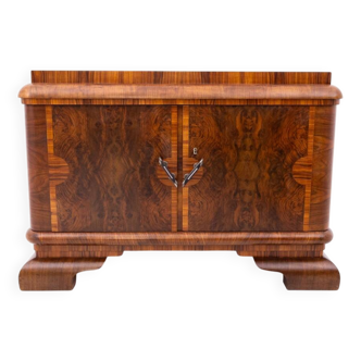 Commode Art Déco, Pologne, années 1940.
