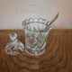 Sucrier en verre vintage