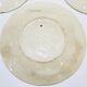 3 old plates in slip decoration strawberries and grapes