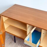 Buffet Mid-Century, modèle B20 en teck par Dieter Waeckerlin pour Behr, ann
