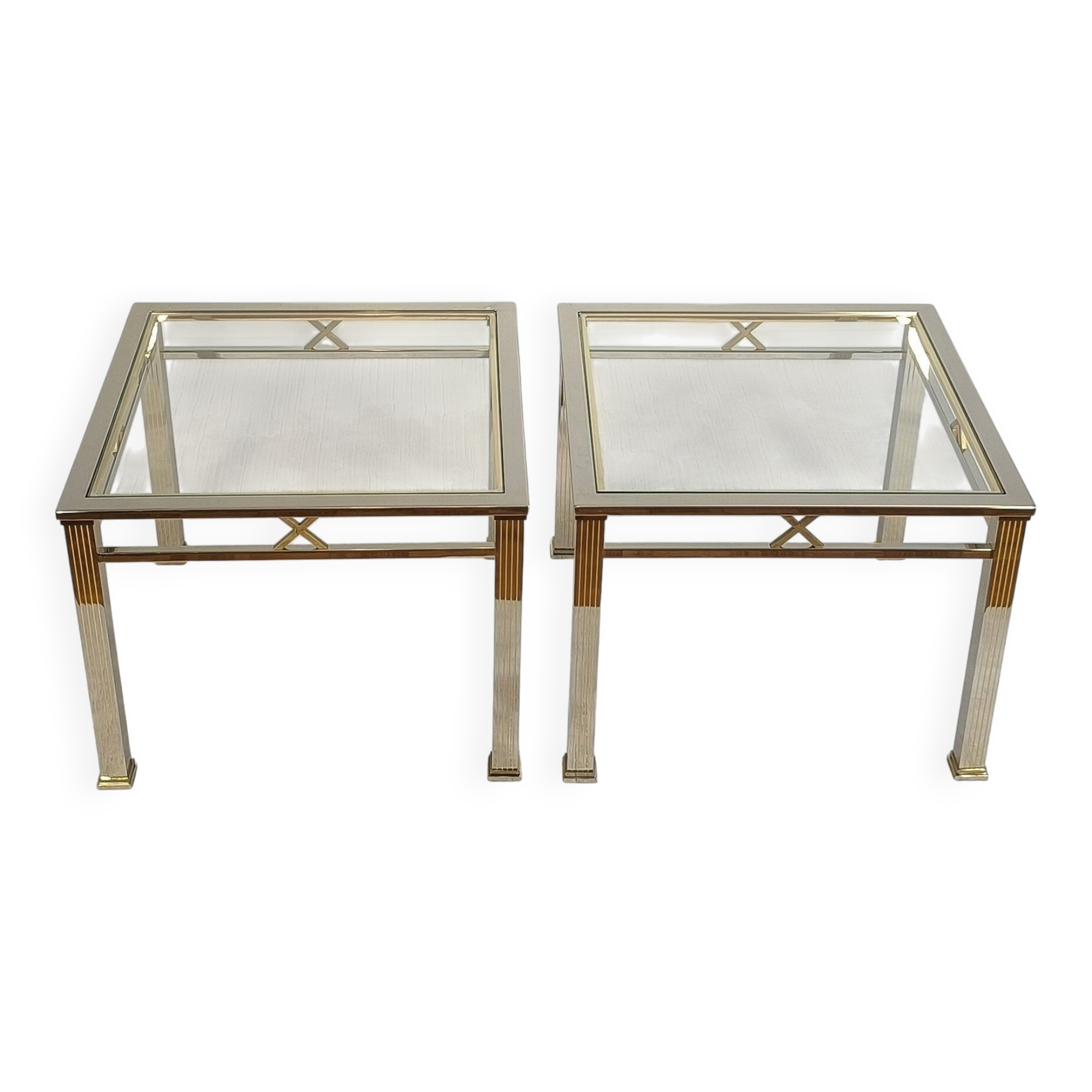 Magnificent pair of orsenigo italy coffee tables from the art deco collezione range