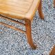 Set of 4 bistro chairs in beech and blond oak from the 50s