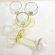 Set de 4 verres à pied vintage