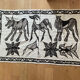 African art / tribal art tapestry of korhogo made by the senufo people in ivory coast twentieth era