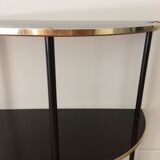 Vintage half-moon console