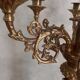 Large bronze chandelier in the Louis XVI style.