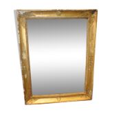 Mirror Restoration in gilded wood and mercury ice 62x48 cm
