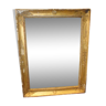 Miroir restauration en bois doré et glace mercure 62x48 cm