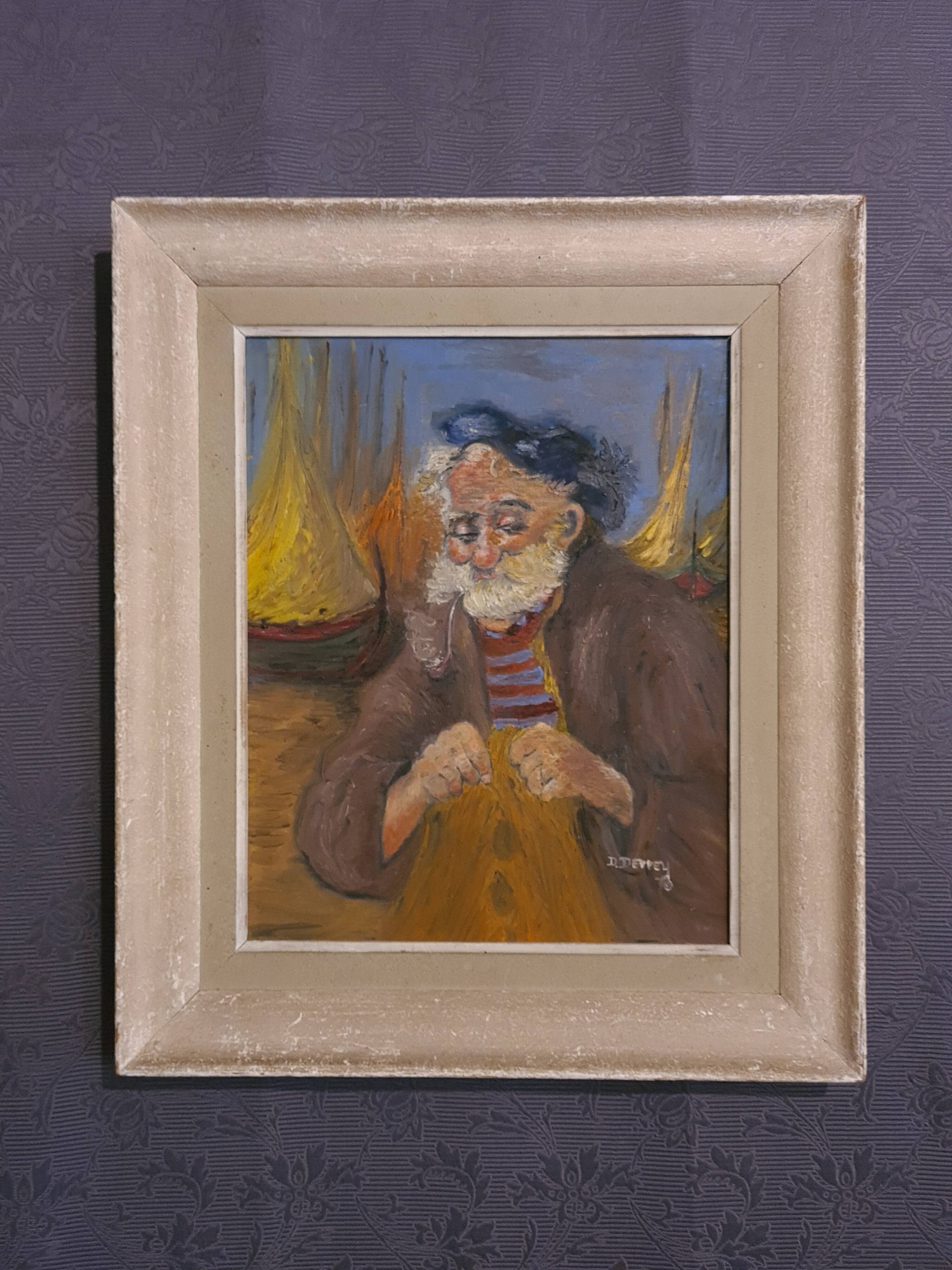 Painting the fisherman