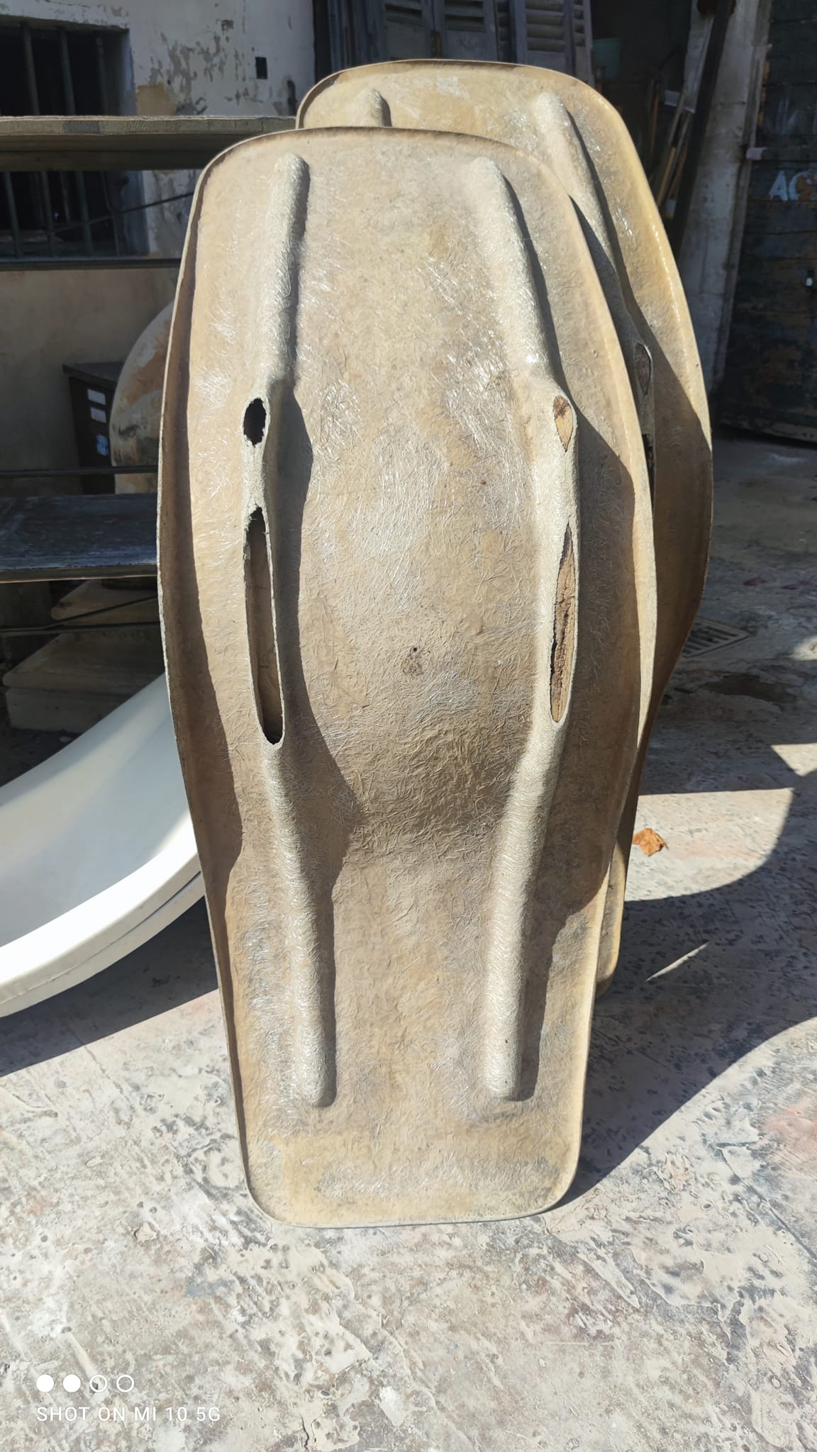 Sun lounger by Charles Zublena in polyester, circa 1960