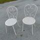 Antique garden furniture in full metal iron