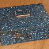 Box safe steel blue 1960