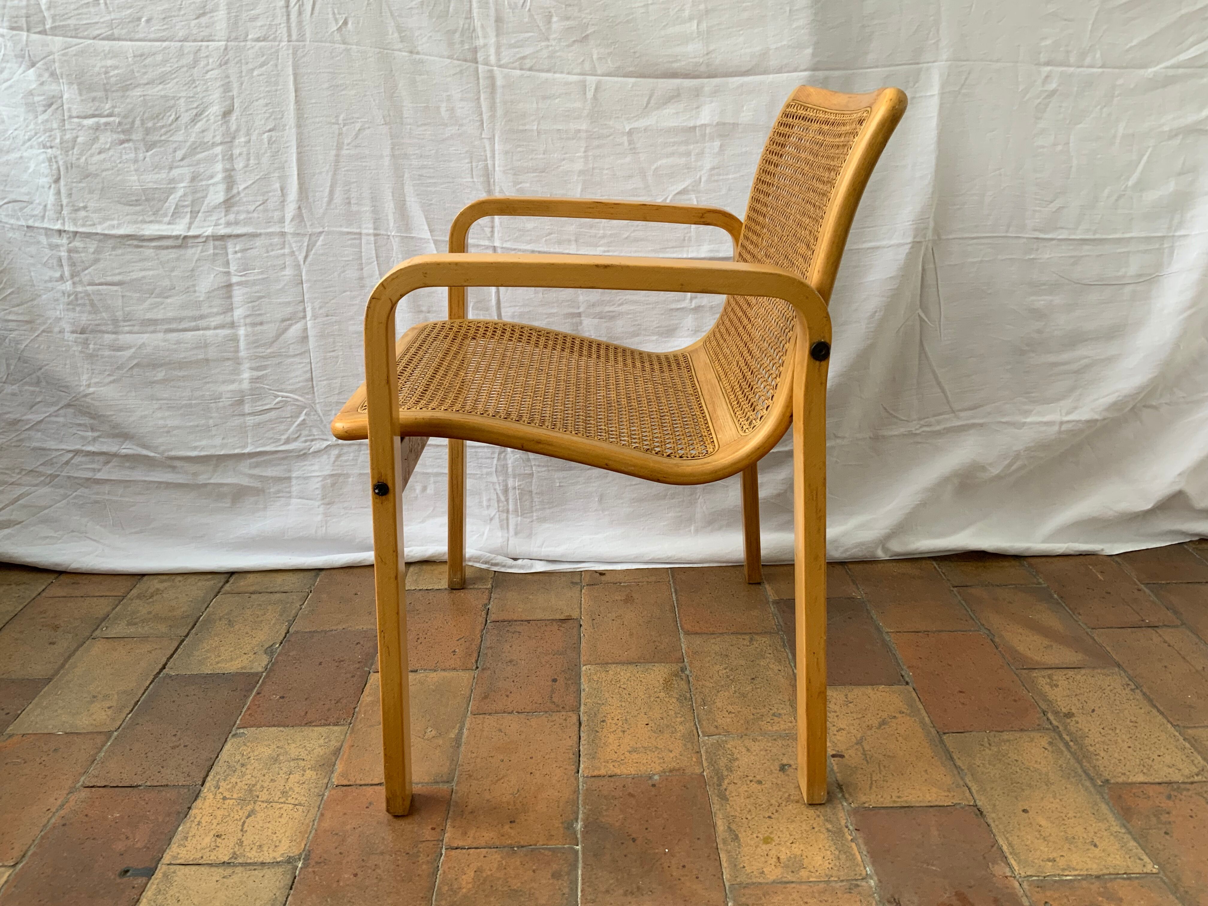 Vintage canned armchair