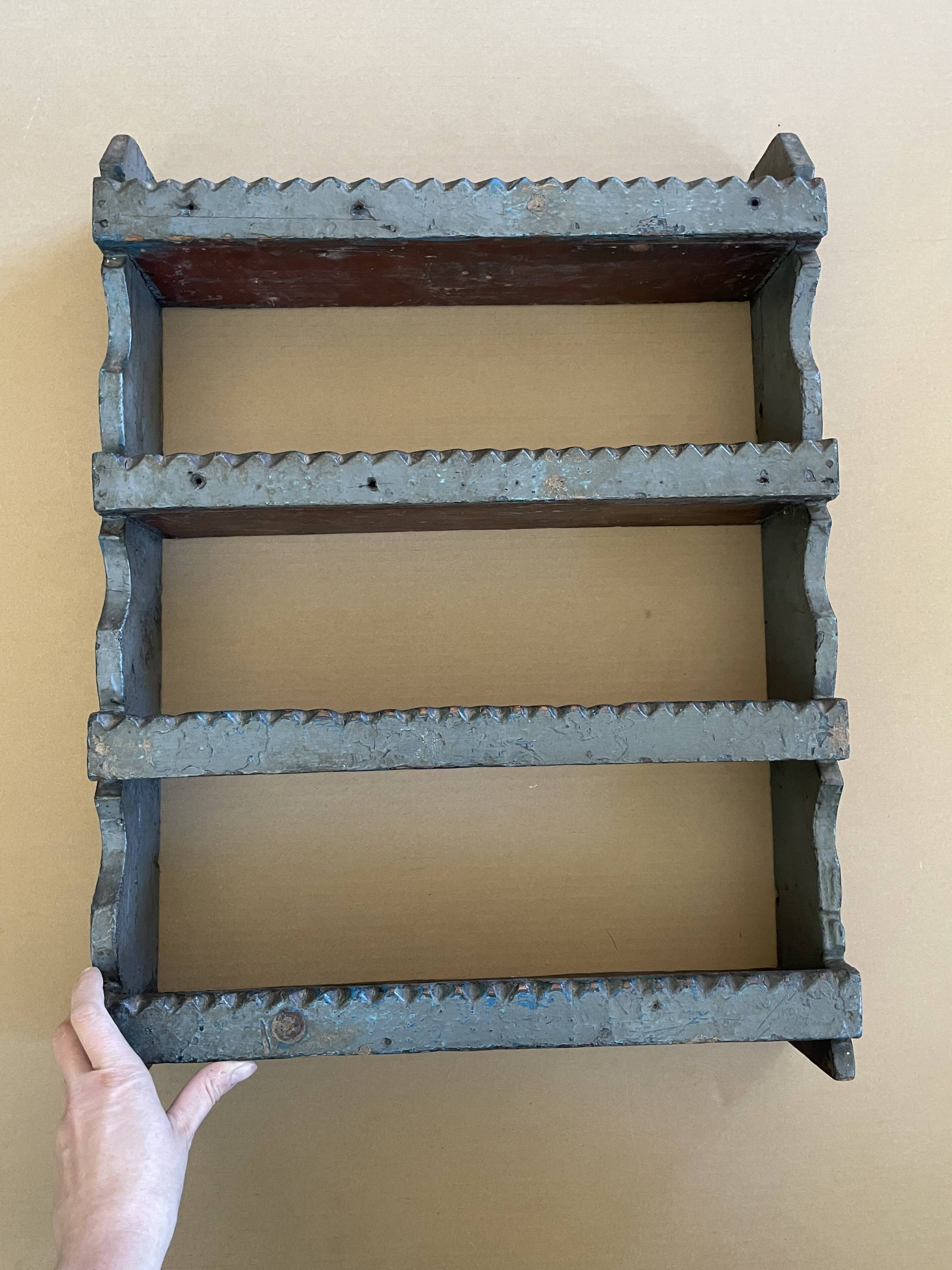 Antique wall shelf