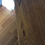 Old console in turned pine feet