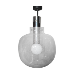 Suspension verre et chrome