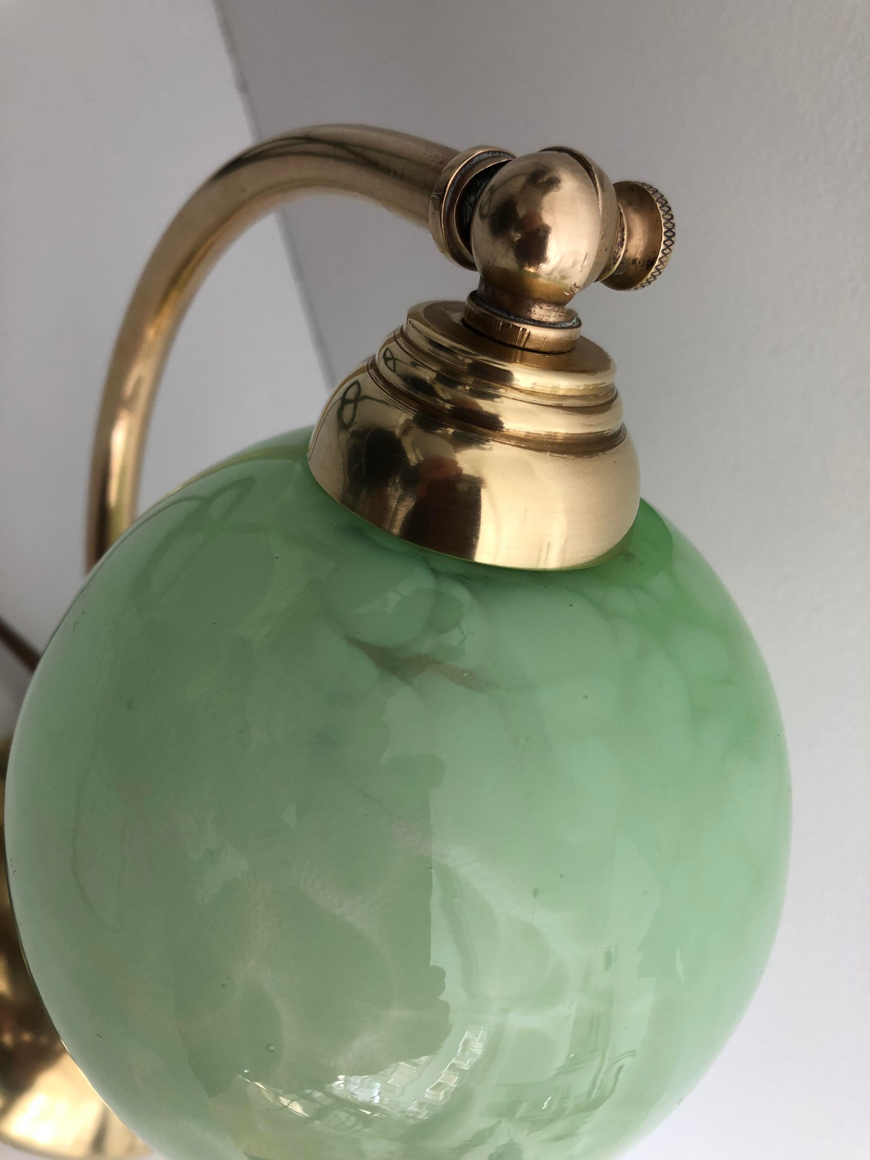 Old articulated bedside lamp