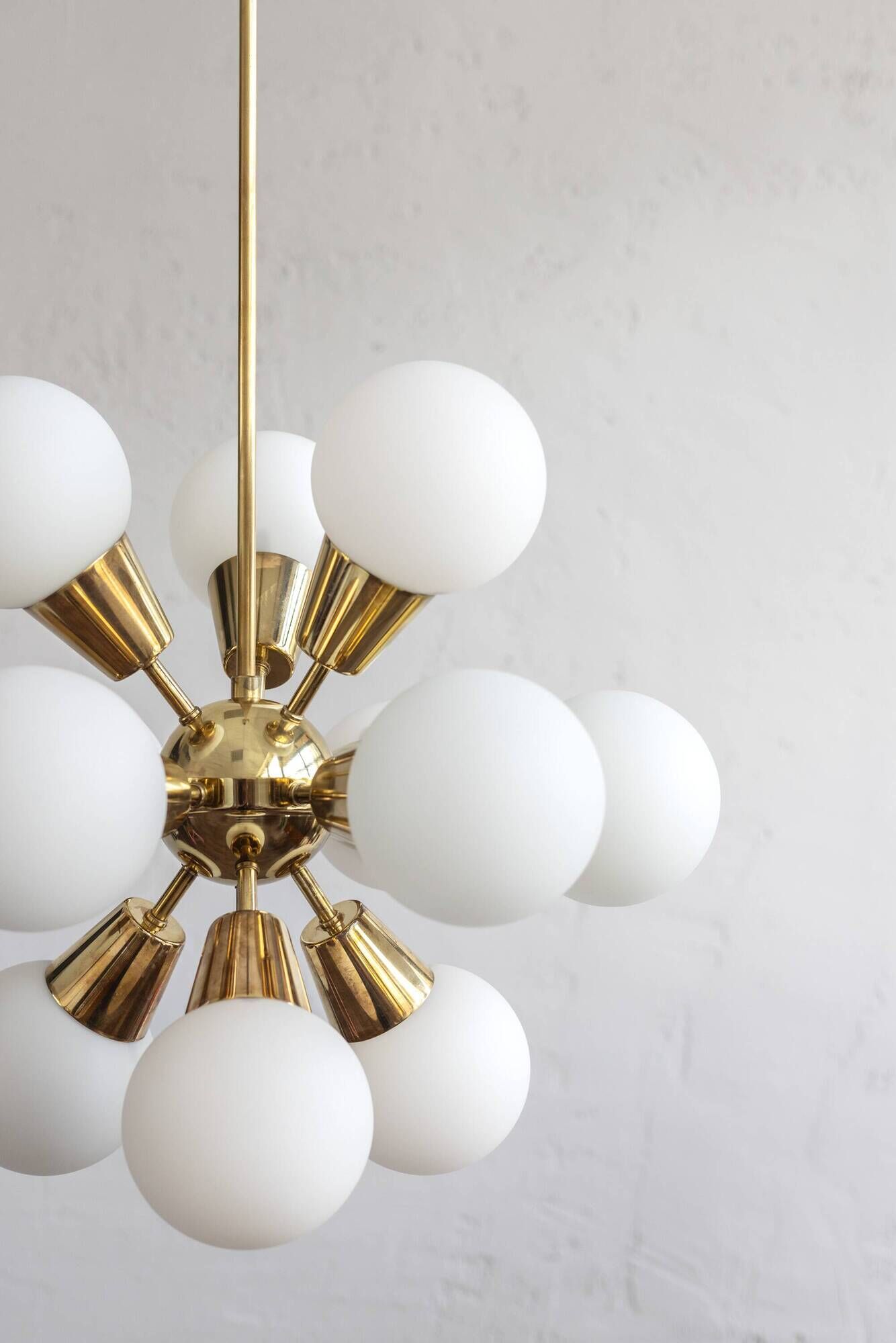 Czechoslovak Vintage Chandelier By Jaroslav Bejvl Sr. For Lustry Kamenický