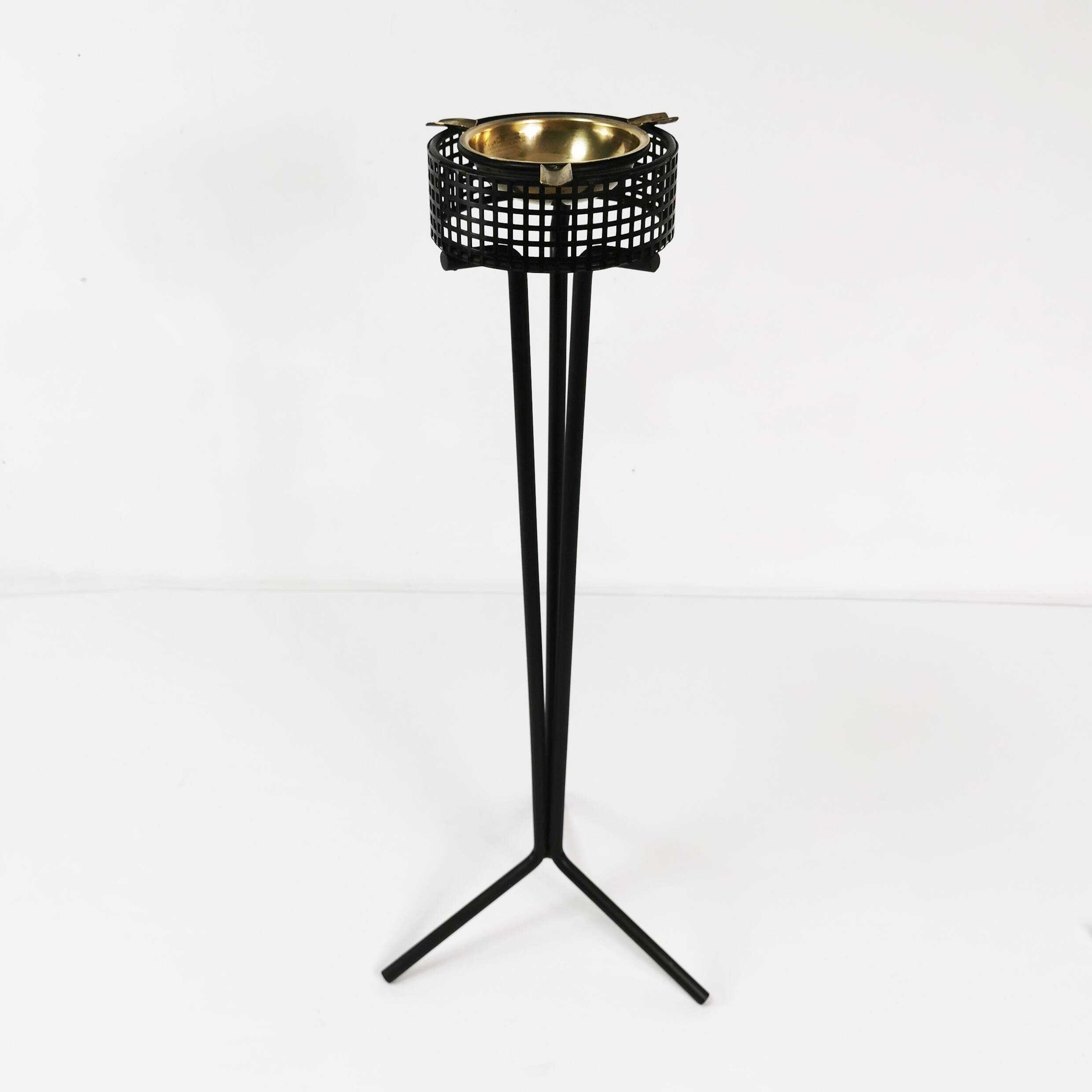 Modernist openwork floor ashtray, Germany, 1970s