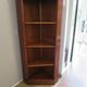 Corner bookshelf - Pentagon shape - Solid wood - 1980s - Richelieu