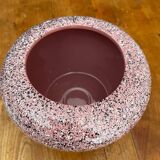 Pink memphis-style vase
