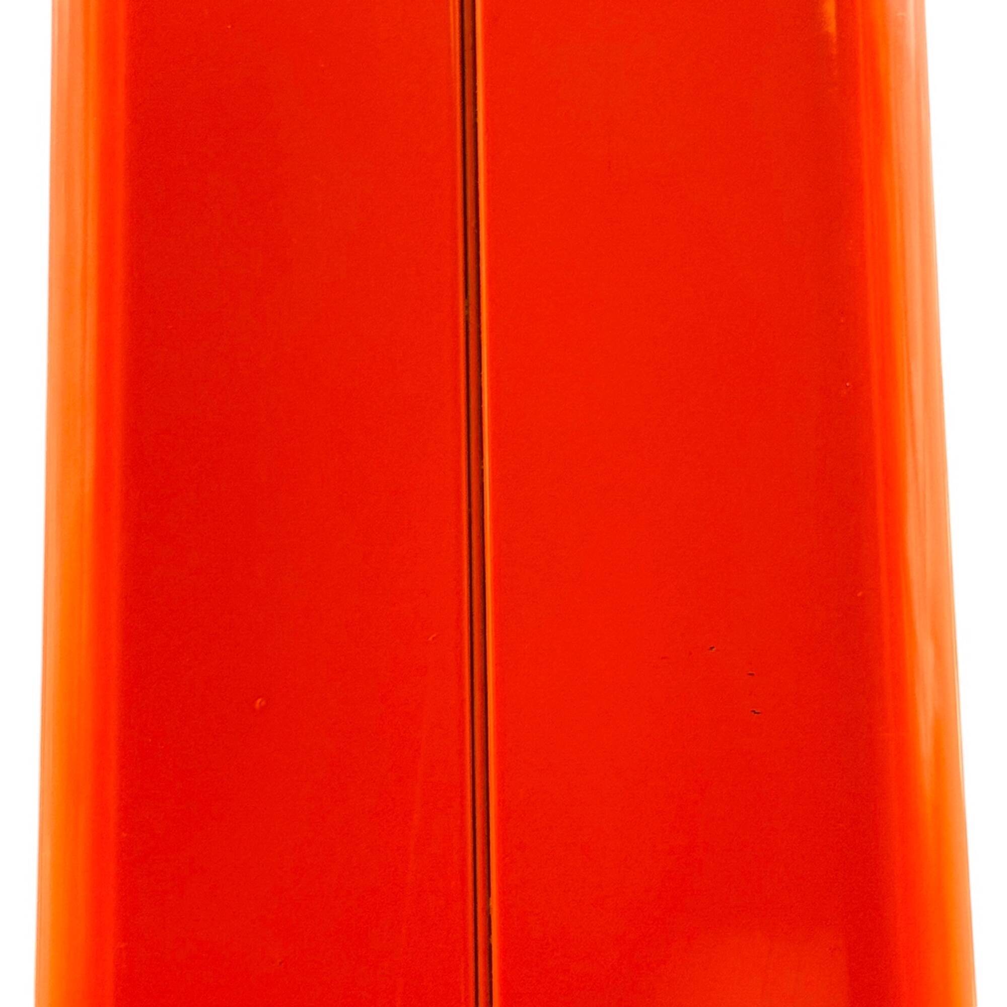 Cendrier sur pied design Giulia Veronesi Ecolight orange Italie années 70